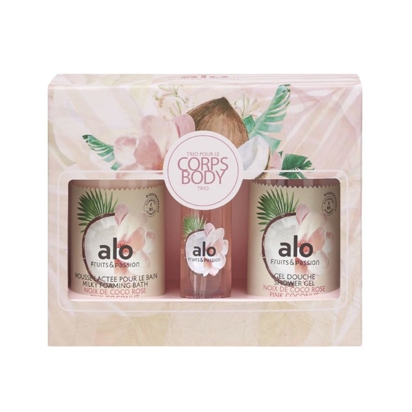 FRUITS & PASSION BODYCARE TRIO PINK COCONUT - BNIB - Picture 2 of 3